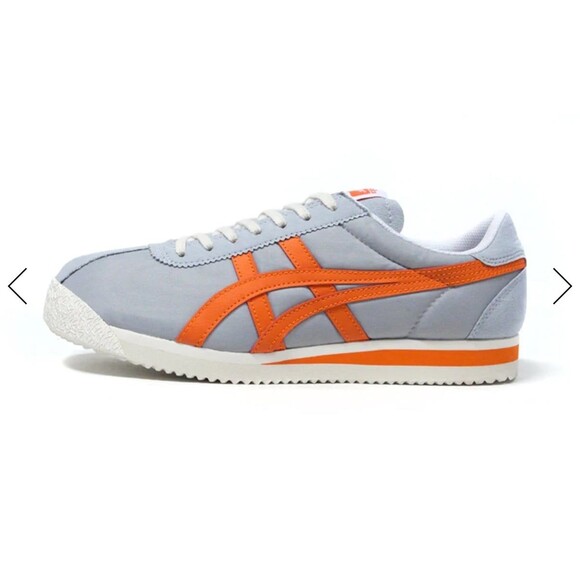 Onitsuka Tiger Corsair Piedmont Grey Habanero Size 8 Men’s 9.5 Women’s Like New - Picture 1 of 11